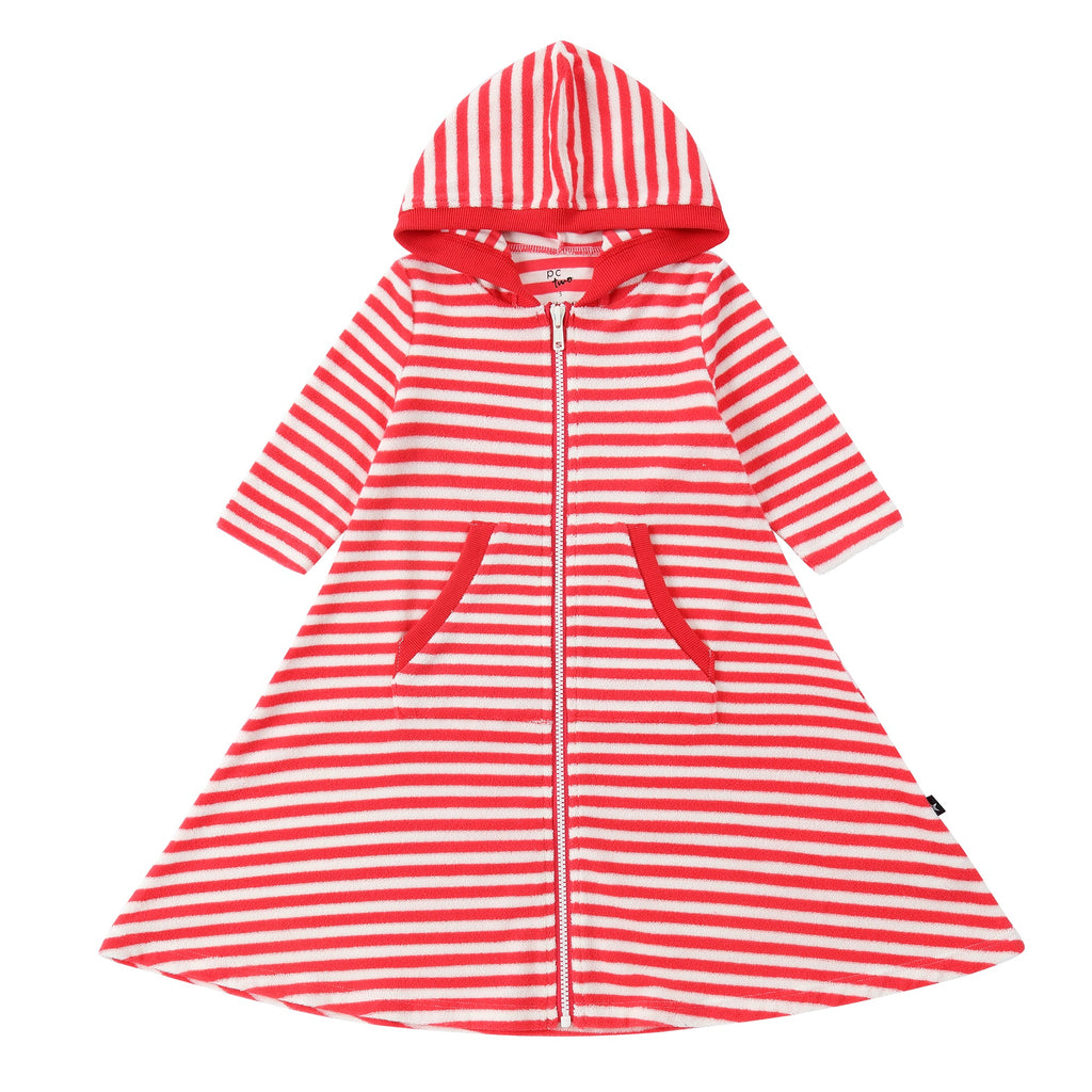 Strawberry Striped Terry Dress