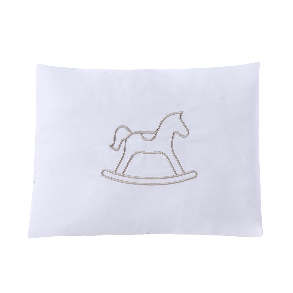 Horse Embroidered Pillowcase