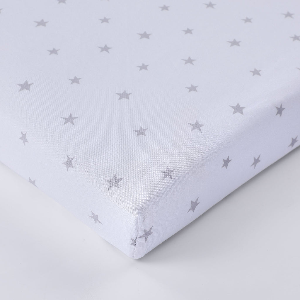 Star Printed Crib Sheet