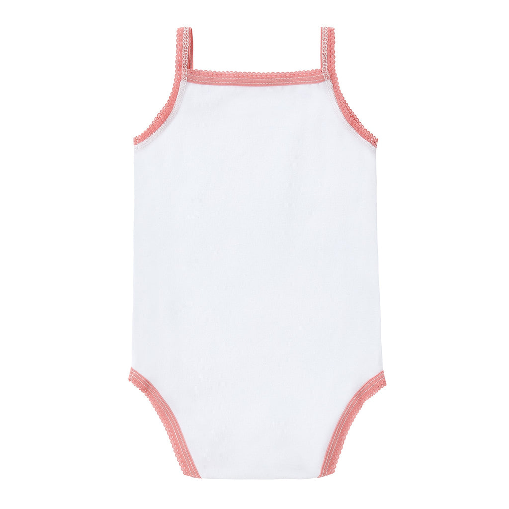 Baby 3pc Bodysuit - White/ Color Trimmed