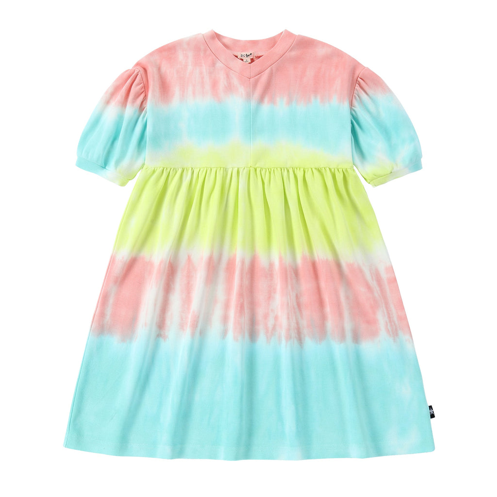 Tie Dyed Stripe Dress