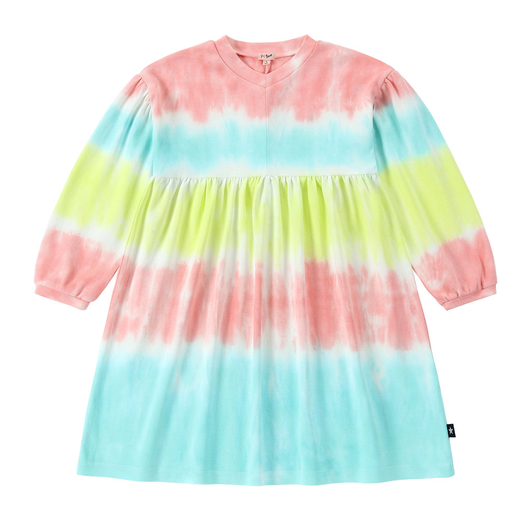 Tie Dyed Stripe Dress