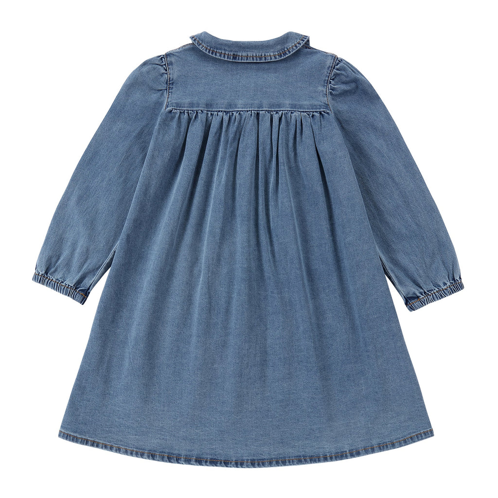 Denim Peter Pan Collar Dress