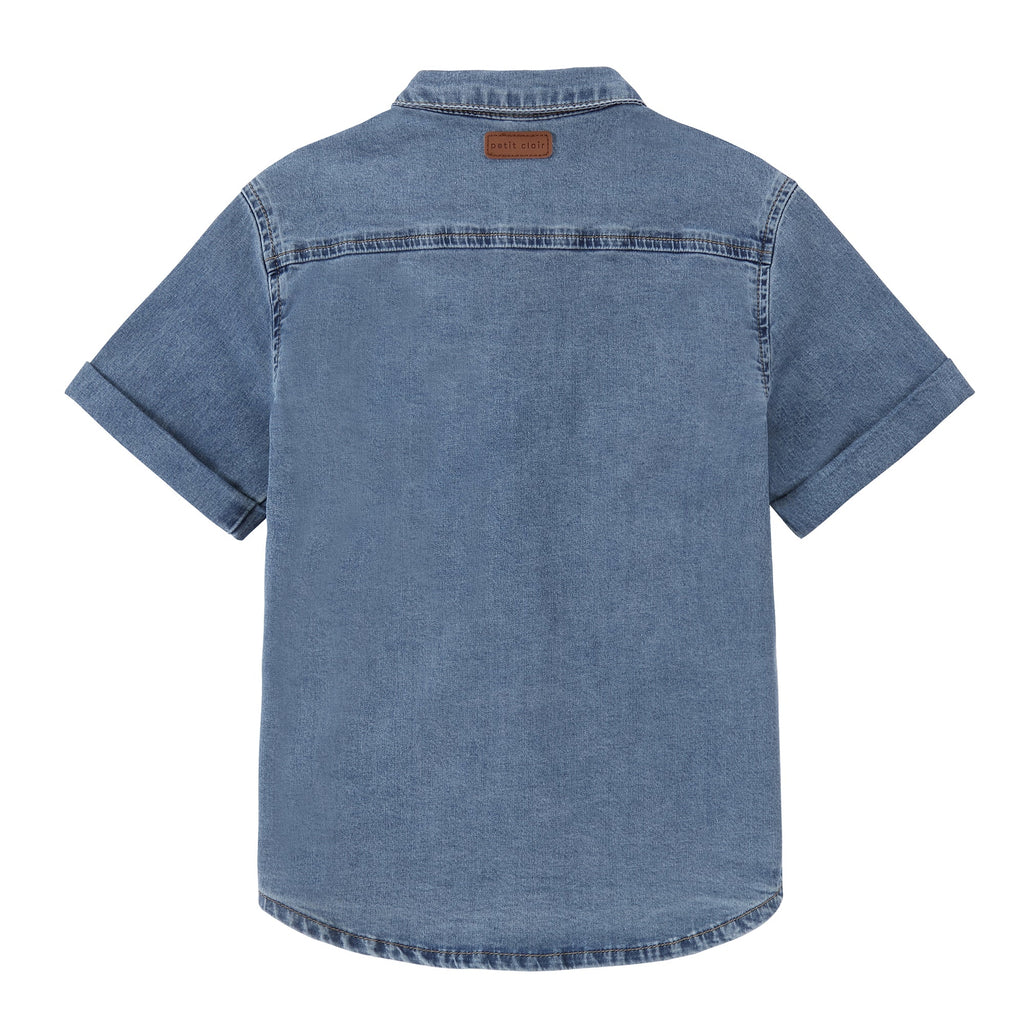 Denim Short Sleeve Shirt