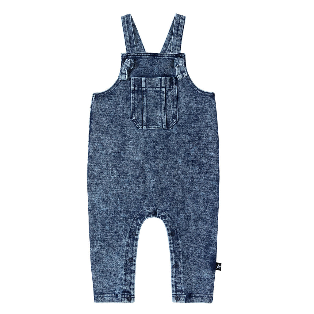 Blue Denim Jersey Romper