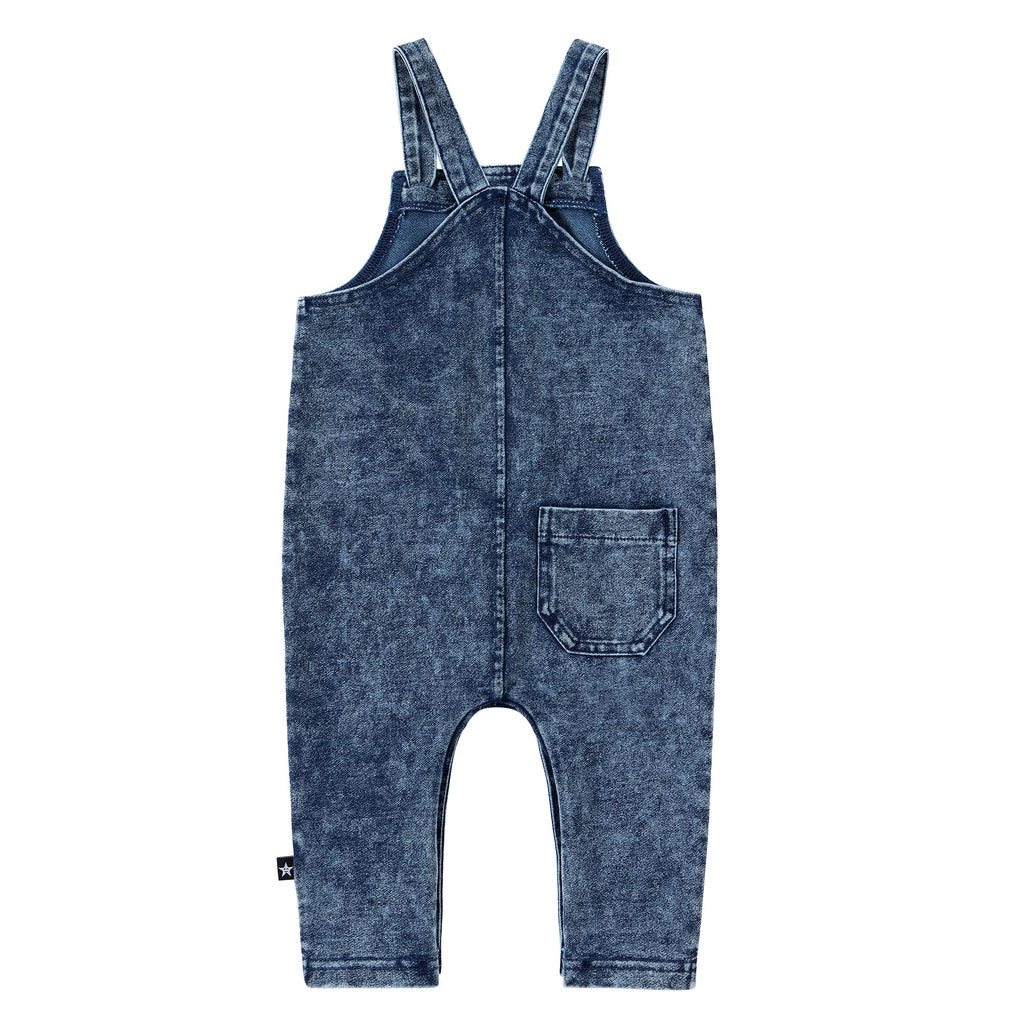 Blue Denim Jersey Romper