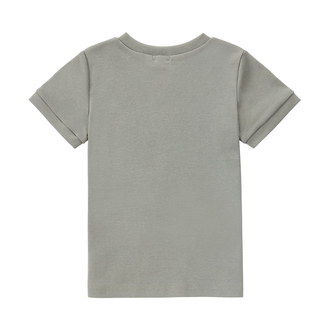 Sage T-Shirt With Chino Pocket Detail