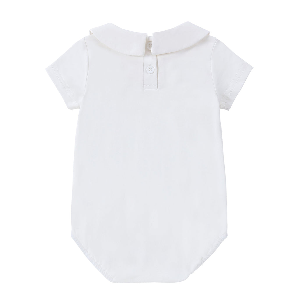 Baby Ivory Collar Romper