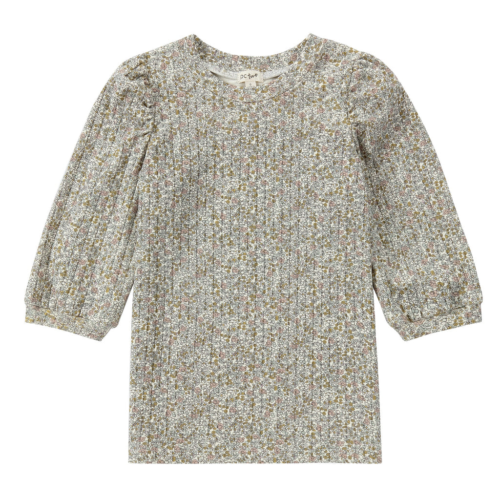 Floral Puff Sleeve T-Shirt