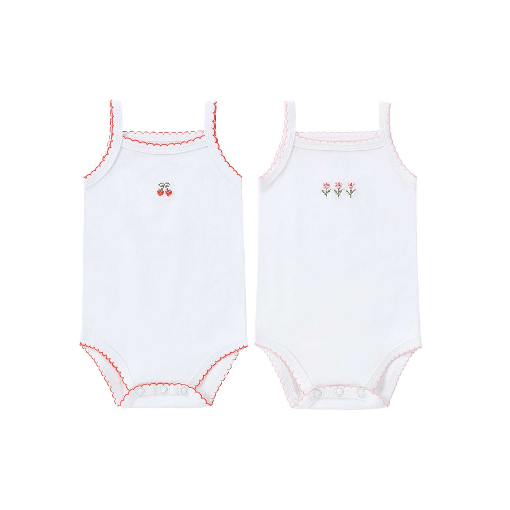 Baby 2pc Bodysuit - Tulip & Cherry