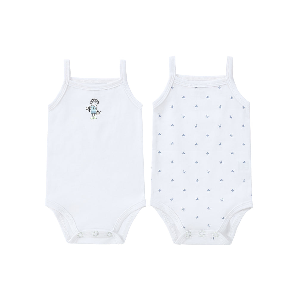 Baby 2pc Bodysuit - Doll & Buds Print