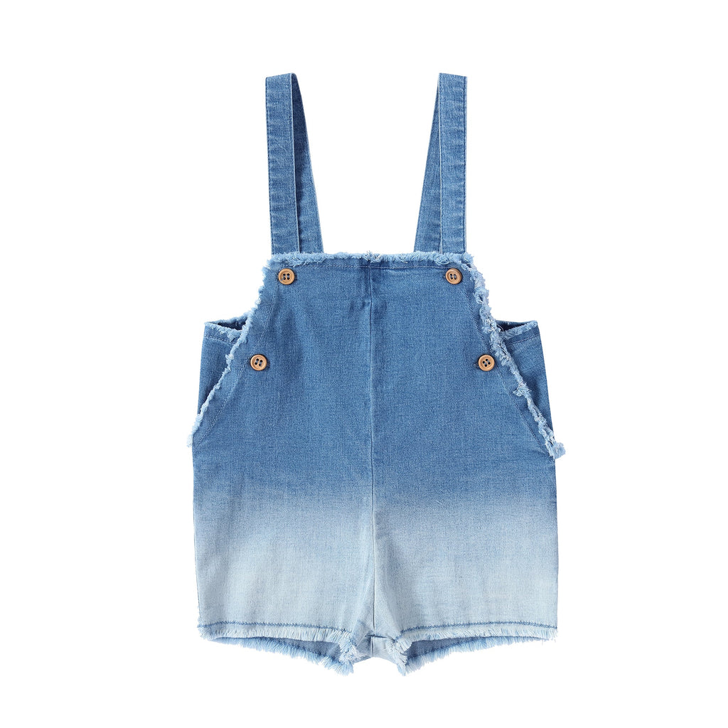 Ombre Denim Romper