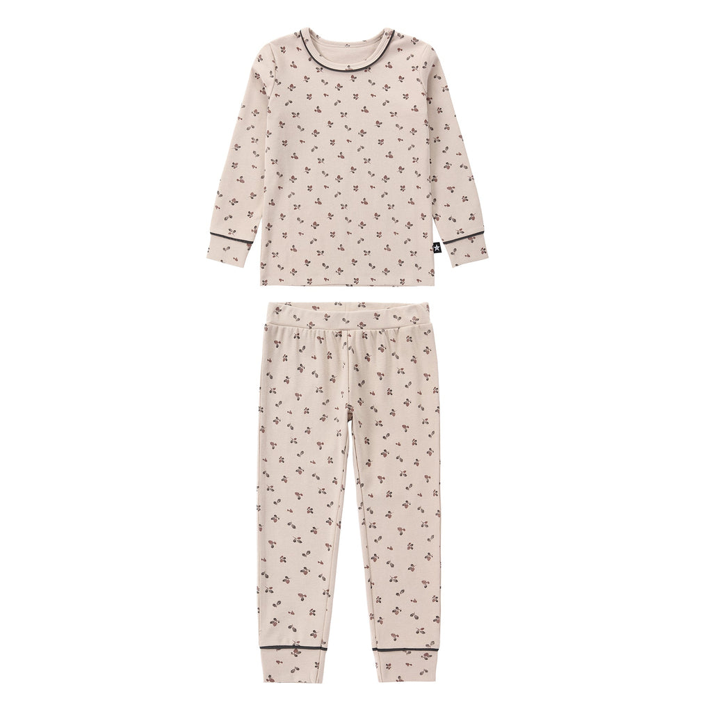 Light Tan Pinecone Printed Pajama