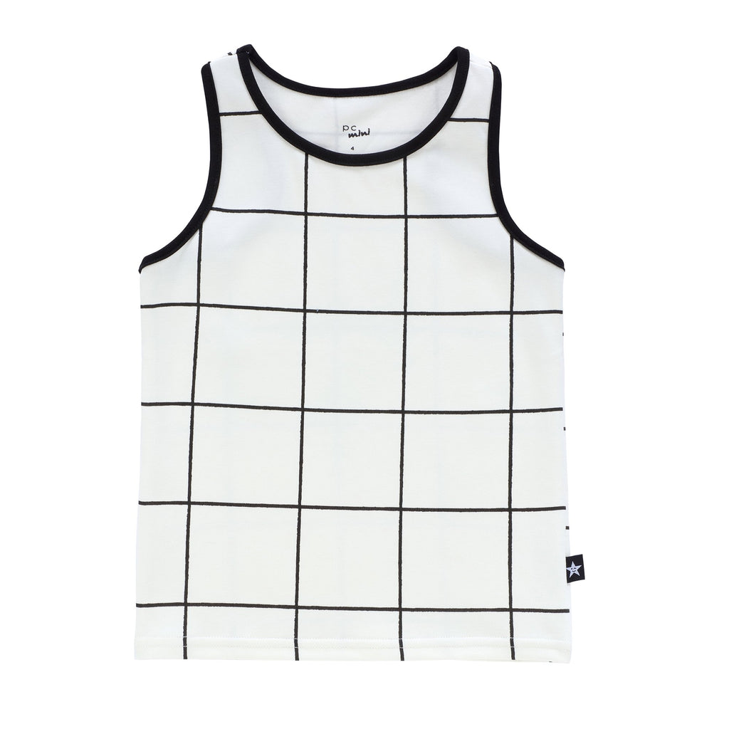 Baby Boys' Grid Top