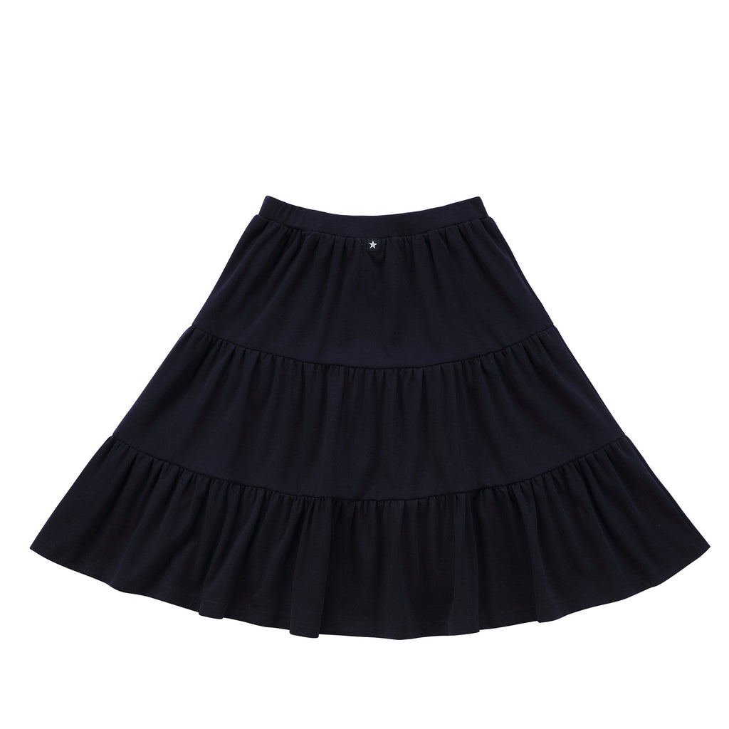 Teens Tiered Skirt in Navy