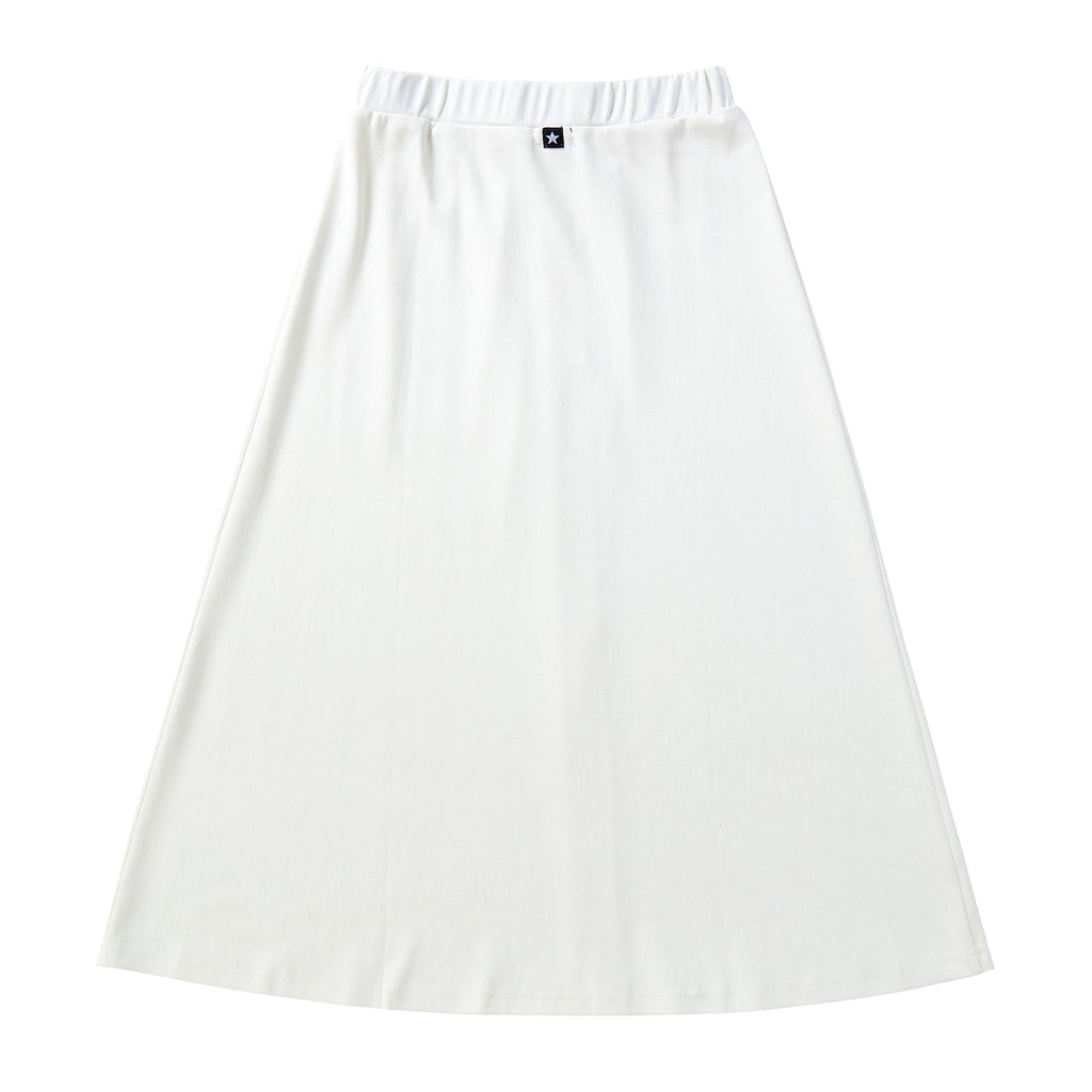 Teens Button-down Maxi skirt in White