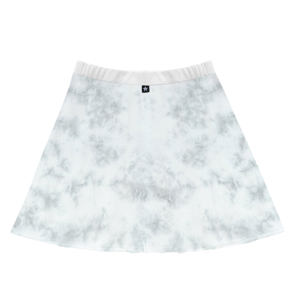 Teens Grey Watercolor Skirt